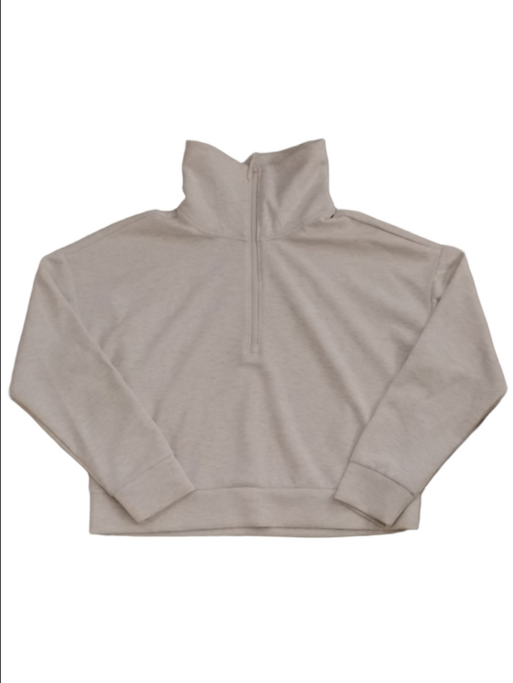 Avia Cream Half-Zip Funnel Neck Pullover